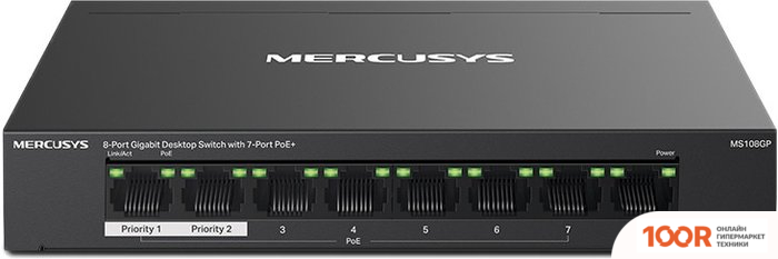 Mercusys MS108GP (73916)