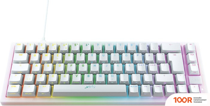 Клавиатура Xtrfy K5 RGB (БЕЛЫЙ) (73219)