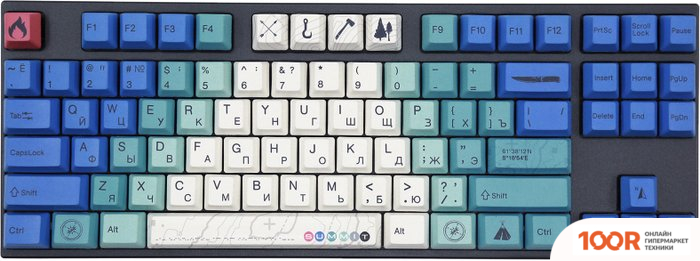 Клавиатура Varmilo VEM87 SUMMIT R2 (EC SAKURA V2, НЕТ КИРИЛЛИЦЫ) (73177)