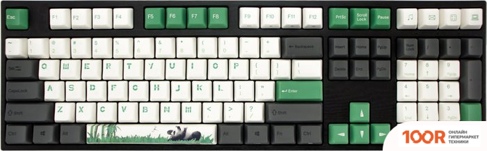 Клавиатура Varmilo VEM108 PANDA R2 (EC ROSE V2, НЕТ КИРИЛЛИЦЫ) (73170)