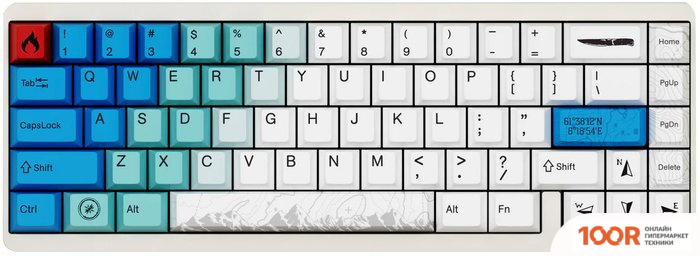 Клавиатура Varmilo MUSE65 SUMMIT (GATERON MAGNETIC JADE PRO, НЕТ КИРИЛЛИЦЫ) (73013)