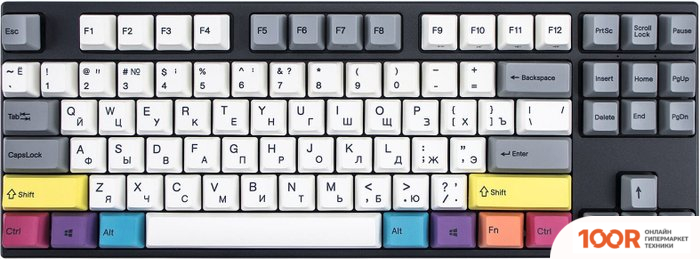 Клавиатура Varmilo MA87 CMYK V2 VINTAGE DAYS VEM (EC SAKURA V2) (72973)