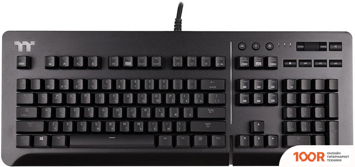 Клавиатура Thermaltake LEVEL 20 RGB TITANIUM (CHERRY MX SPEED SILVER) (72934)