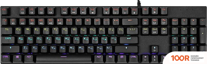 Клавиатура TFN SAIBOT KX-14 (ЧЕРНЫЙ, OUTEMU BLUE) (72921)