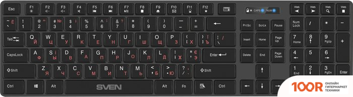 Клавиатура SVEN KB-E5300W (72895)
