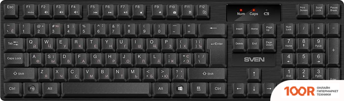 Клавиатура SVEN KB-C2300W (72889)