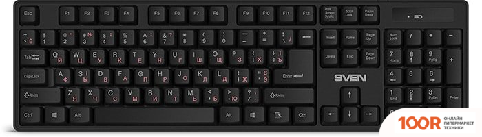 Клавиатура SVEN KB-C2100W (72888)