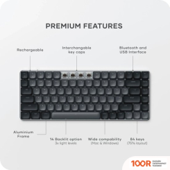 Клавиатура Satechi SM1 SLIM (ТЕМНО-СЕРЫЙ) (72827)