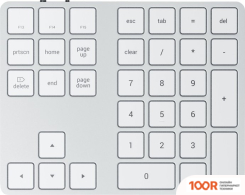 Клавиатура Satechi BLUETOOTH EXTENDED KEYPAD (СЕРЕБРИСТЫЙ) (72818)