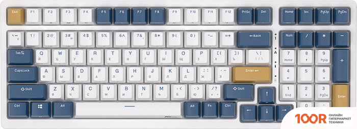 Клавиатура Royal Kludge RK98 RGB KLEIN BLUE (RK BLUE) (72798)