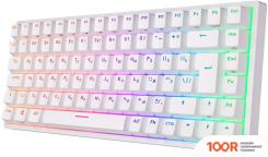 Клавиатура Royal Kludge RK84 ISO RGB (БЕЛЫЙ, RK RED) (72773)