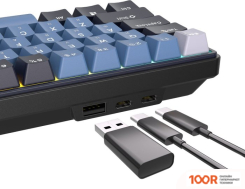 Клавиатура Royal Kludge RK61 PLUS RGB (ЧЕРНЫЙ, RK CYAN) (72760)