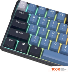 Клавиатура Royal Kludge RK61 PLUS RGB (ЧЕРНЫЙ, RK CYAN) (72760)
