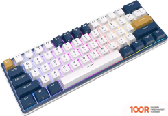 Клавиатура Royal Kludge RK61 PLUS RGB (БЕЛЫЙ, RK CYAN) (72758)