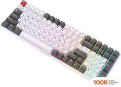 Клавиатура Royal Kludge RK100 RGB (БЕЛЫЙ/СЕРЫЙ, RK RED) (72750)