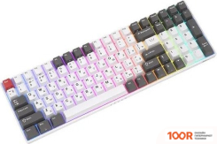 Клавиатура Royal Kludge RK100 RGB (БЕЛЫЙ/СЕРЫЙ, RK RED) (72750)
