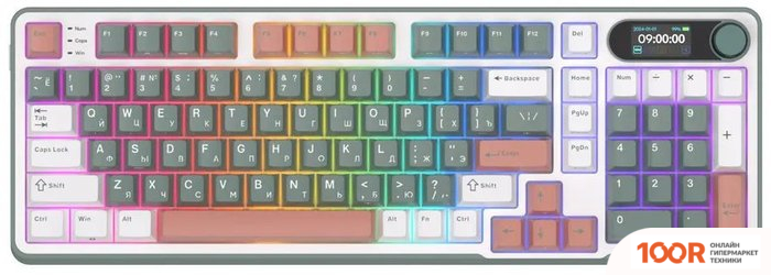 Клавиатура Royal Kludge RK-S98 RGB CAMPING (RK CHARTREUSE) (72743)