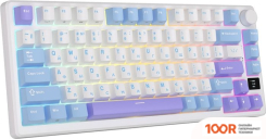 Клавиатура Royal Kludge RK-M75 RGB TARO MILK (RK SILVER) (72732)