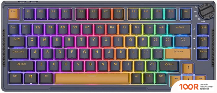 Клавиатура Royal Kludge RK-H81 RGB STAR NIGHT (RK CYAN) (72723)