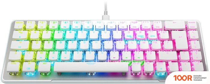 Клавиатура Roccat VULCAN II MINI AIMO (БЕЛЫЙ, НЕТ КИРИЛЛИЦЫ) (72700)