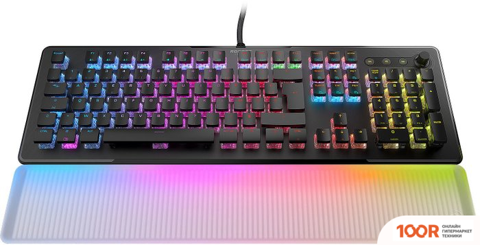 Клавиатура Roccat VULCAN II MAX AIMO (TITAN II OPTICAL RED, ЧЕРНЫЙ, НЕТ КИРИЛЛИЦЫ) (72699)