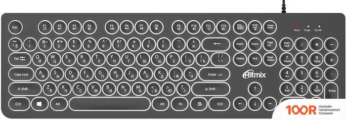 Клавиатура Ritmix RKB-214BL (72678)