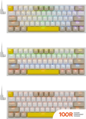 Клавиатура Redragon FIZZ PRO (БЕЛЫЙ/БЕЖЕВЫЙ) (72645)