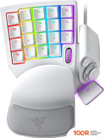 Клавиатура Razer TARTARUS PRO (БЕЛЫЙ) (72578)