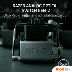 Клавиатура Razer HUNTSMAN V3 PRO TKL (ЧЕРНЫЙ, НЕТ КИРИЛЛИЦЫ) (72564)