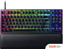 Клавиатура Razer HUNTSMAN V2 TKL (ЧЕРНЫЙ, RAZER OPTO-MECHANICAL RED, НЕТ КИРИЛЛИЦЫ) (72559)