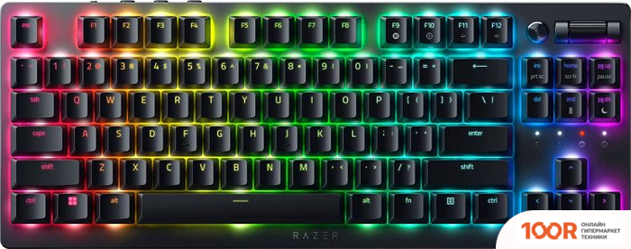 Клавиатура Razer DEATHSTALKER V2 PRO TKL (RAZER LOW PROFILE OPTICAL RED, НЕТ КИРИЛЛИЦЫ) (72528)