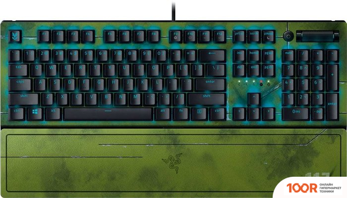 Клавиатура Razer BLACKWIDOW V3 GREEN SWITCH HALO INFINITE EDITION (НЕТ КИРИЛЛИЦЫ) (72485)