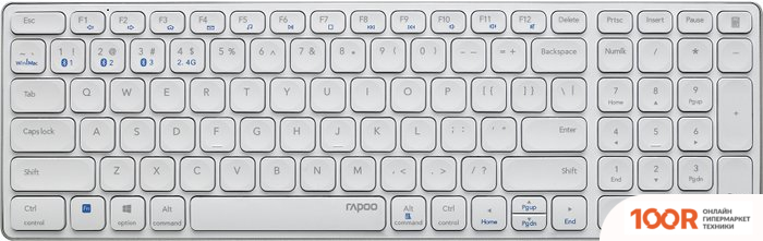 Клавиатура Rapoo E9700M (БЕЛЫЙ) (72475)