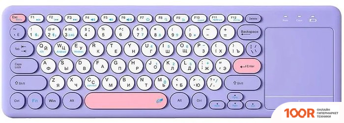 Клавиатура Olmio WK-35 (ПУРПУРНЫЙ) (72445)