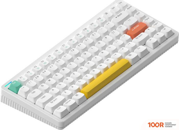 Клавиатура NuPhy HALO75 (БЕЛЫЙ, GATERON G PRO BABY RACCOON 2.0, НЕТ КИРИЛЛИЦЫ) (72437)
