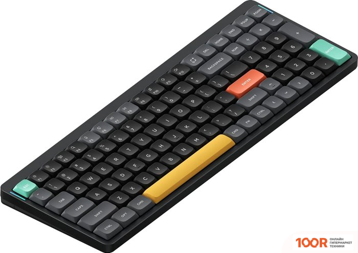 Клавиатура NuPhy AIR96 V2 BASALT BLACK (GATERON LOW PROFILE RED 2.0, НЕТ КИРИЛЛИЦЫ) (72409)