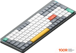 Клавиатура NuPhy AIR96 LUNAR GRAY (GATERON LOW PROFILE BROWN 2.0, НЕТ КИРИЛЛИЦЫ) (72406)