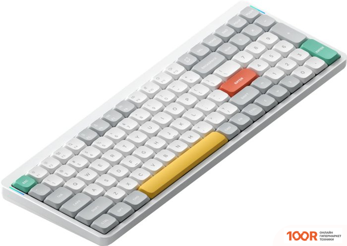 Клавиатура NuPhy AIR96 IONIC WHITE (GATERON LOW PROFILE BROWN 2.0, НЕТ КИРИЛЛИЦЫ) (72403)
