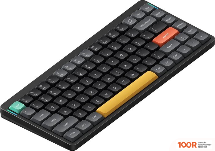 Клавиатура NuPhy AIR75 V2 BASALT BLACK (NUPHY LOW PROFILE ALOE, НЕТ КИРИЛЛИЦЫ) (72367)