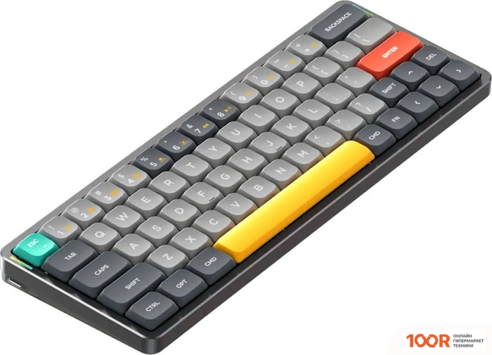 Клавиатура NuPhy AIR60 TWILIGHT (GATERON LOW-PROFILE BLUE 2.0, НЕТ КИРИЛЛИЦЫ) (72330)