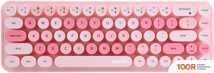 Клавиатура Miniso FASHION 7797 (РОЗОВЫЙ) (72299)