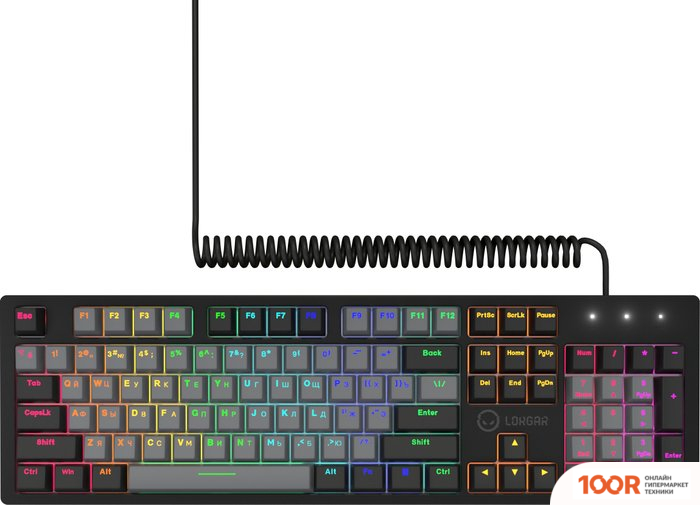 Клавиатура Lorgar AZAR 514 (ЧЕРНЫЙ/СЕРЫЙ) (72265)