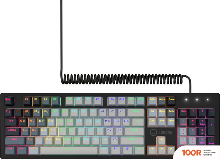 Клавиатура Lorgar AZAR 514 (ЧЕРНЫЙ/БЕЛЫЙ) (72264)