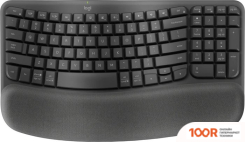 Клавиатура Logitech WAVE KEYS 920-012281 (ГРАФИТ, НЕТ КИРИЛЛИЦЫ) (72262)