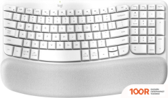 Клавиатура Logitech WAVE KEYS 920-012281 (БЕЛЫЙ, НЕТ КИРИЛЛИЦЫ) (72261)
