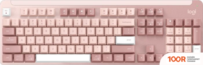 Клавиатура Logitech SIGNATURE K865 920-011892 (РОЗОВЫЙ, НЕТ КИРИЛЛИЦЫ) (72254)