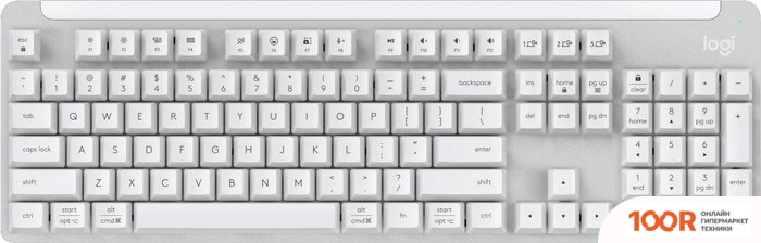 Клавиатура Logitech SIGNATURE K865 920-011892 (БЕЛЫЙ, НЕТ КИРИЛЛИЦЫ) (72252)