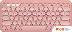 Клавиатура Logitech PEBBLE KEYS 2 K380S 920-011777 (РОЗОВЫЙ, НЕТ КИРИЛЛИЦЫ) (72232)