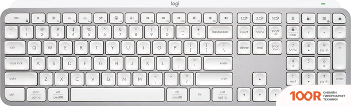 Клавиатура Logitech MX KEYS S 920-011588 (СВЕТЛО-СЕРЫЙ, НЕТ КИРИЛЛИЦЫ) (72221)