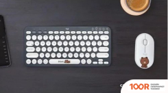 Клавиатура Logitech MULTI-DEVICE K380 BLUETOOTH LINE FRIENDS BROWN (НЕТ КИРИЛЛИЦЫ) (72208)